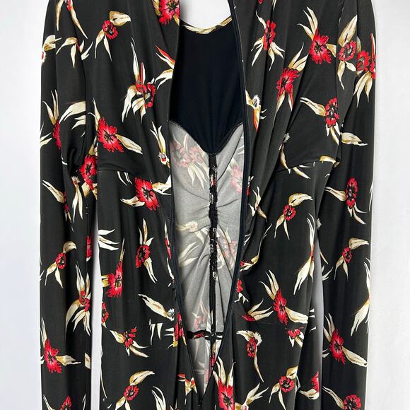 Isabel Marant Diana Midi Asymmetrical Dress, Sz 38/ US 6 - Picture 9 of 11